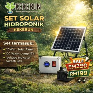 Addon Set Solar Hidroponik Kekebun